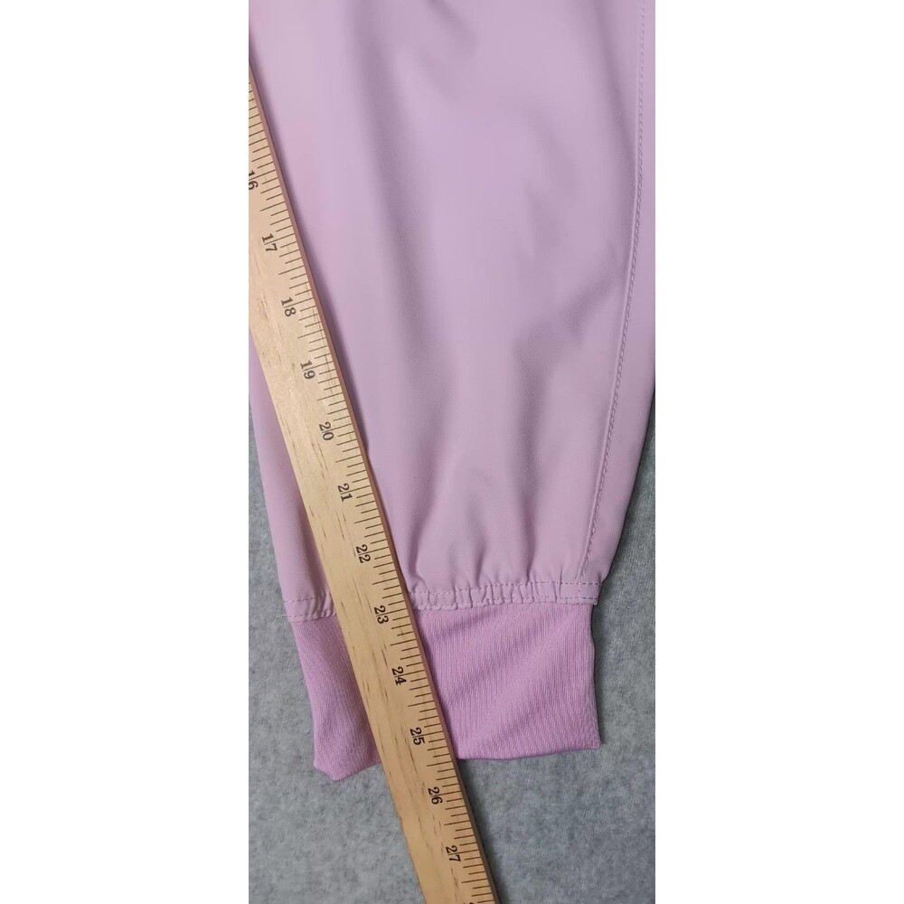 Med Couture Insight Jogger Scrub Pants Womens Size LP Lilac Purple Uniform Nurse - Picture 8 of 11